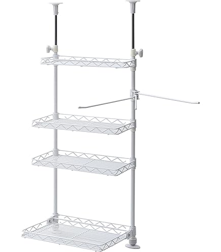 Amazon｜ヨシカワ 水切りラック スパイスラック 突っ張り 3段